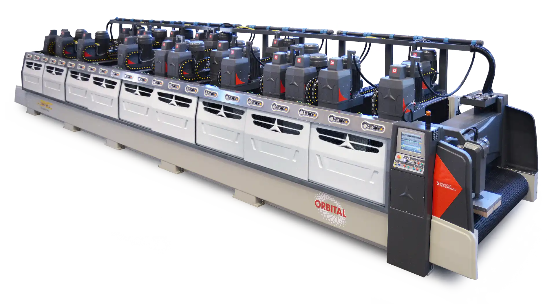 Lucidatrici orbitali per lastre di granito, marmo, pietra agglomerata e pietra sinterizzata